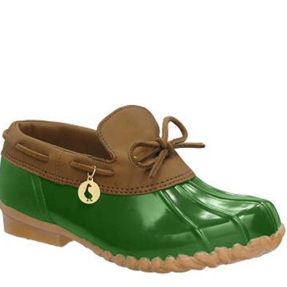 Sporto Aroostic Green Duck Rain Shoes 7